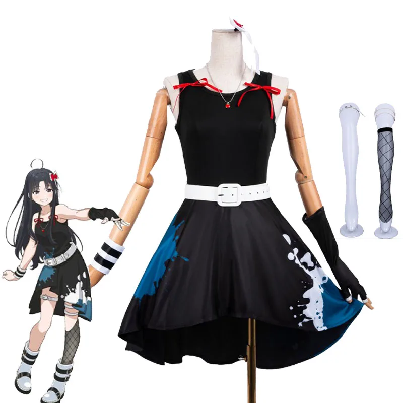 

Костюм для косплея группы Cry Subaru Awa для девочек, барабанщик 486, платья Comic-con, женский сценический наряд на Хэллоуин, одежда в стиле аниме для косплея