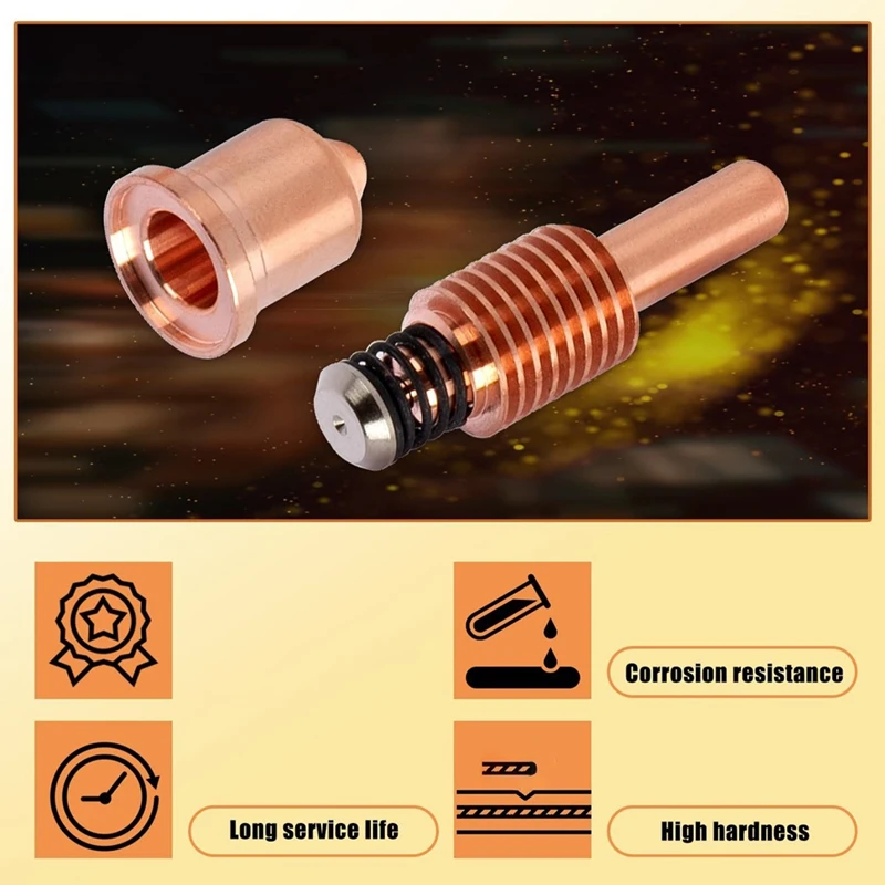 20 piezas 220941   Boquilla 45A y 20 piezas 220842   Consumibles de antorcha de corte por plasma compatibles con electrodos 45XP/65/85/105