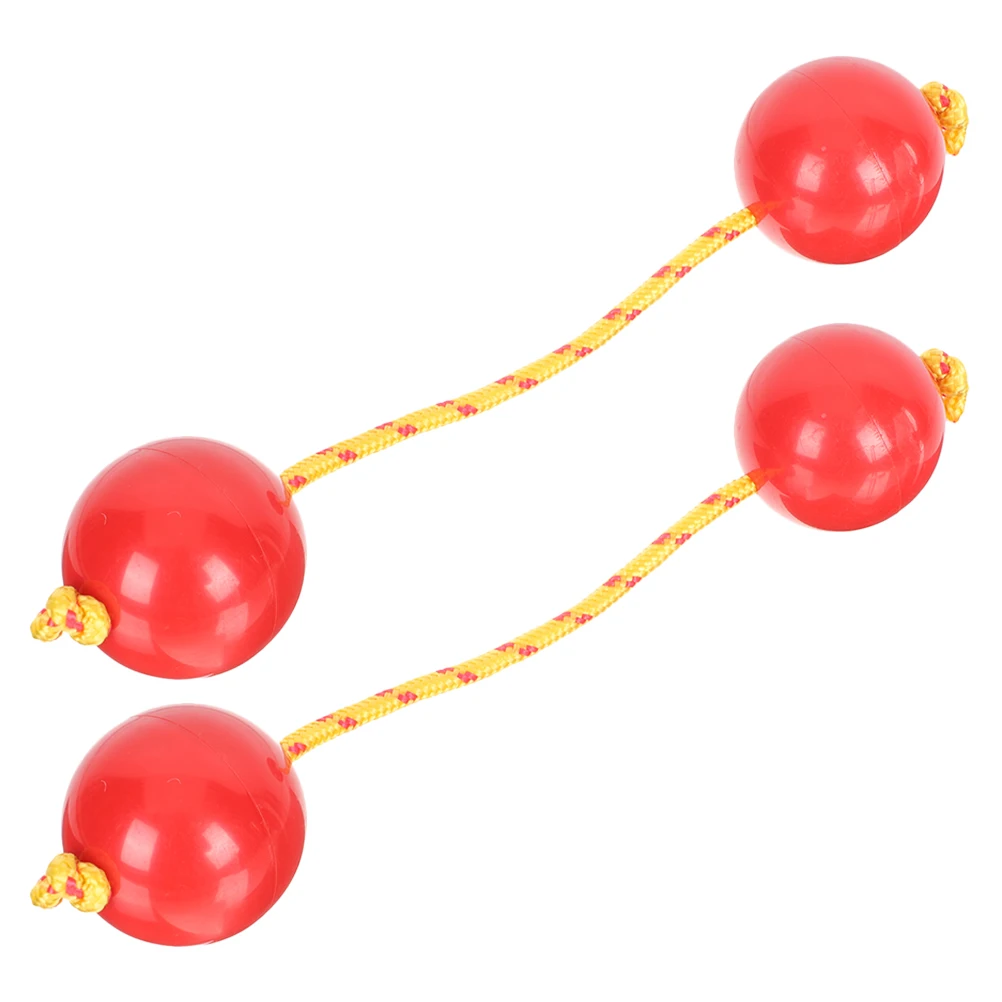 

2 Pcs African Ringing Hand Percussion Instrument Shaker Funny Kashaka Musical Shaking Balls Rhythm Maraca