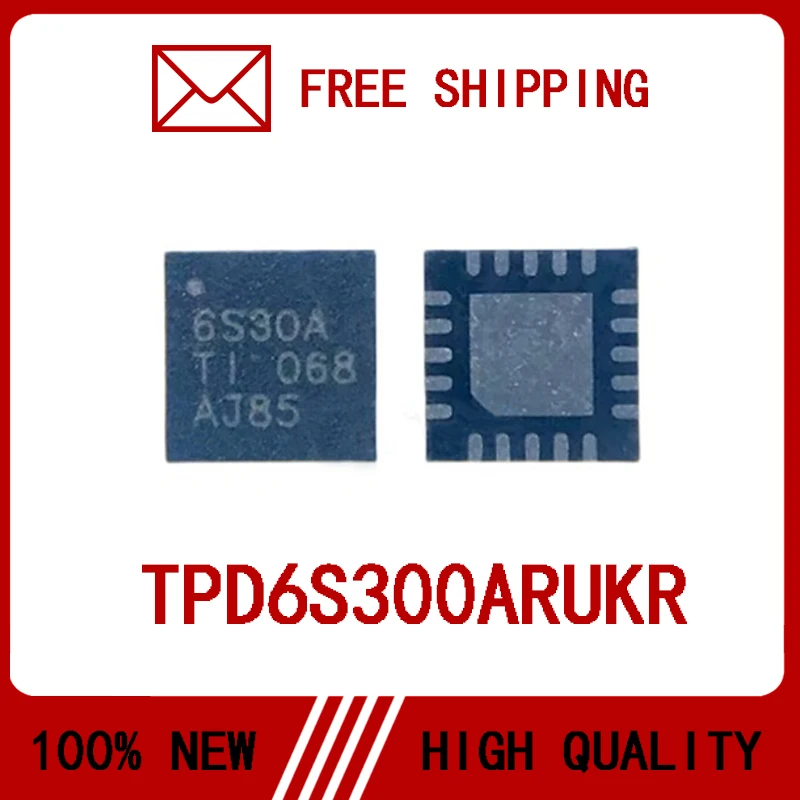 

5PCS/LOT TPD6S300ARUKR TPD6S300A 6S30A QFN-20 100% New High Quality IC Chip
