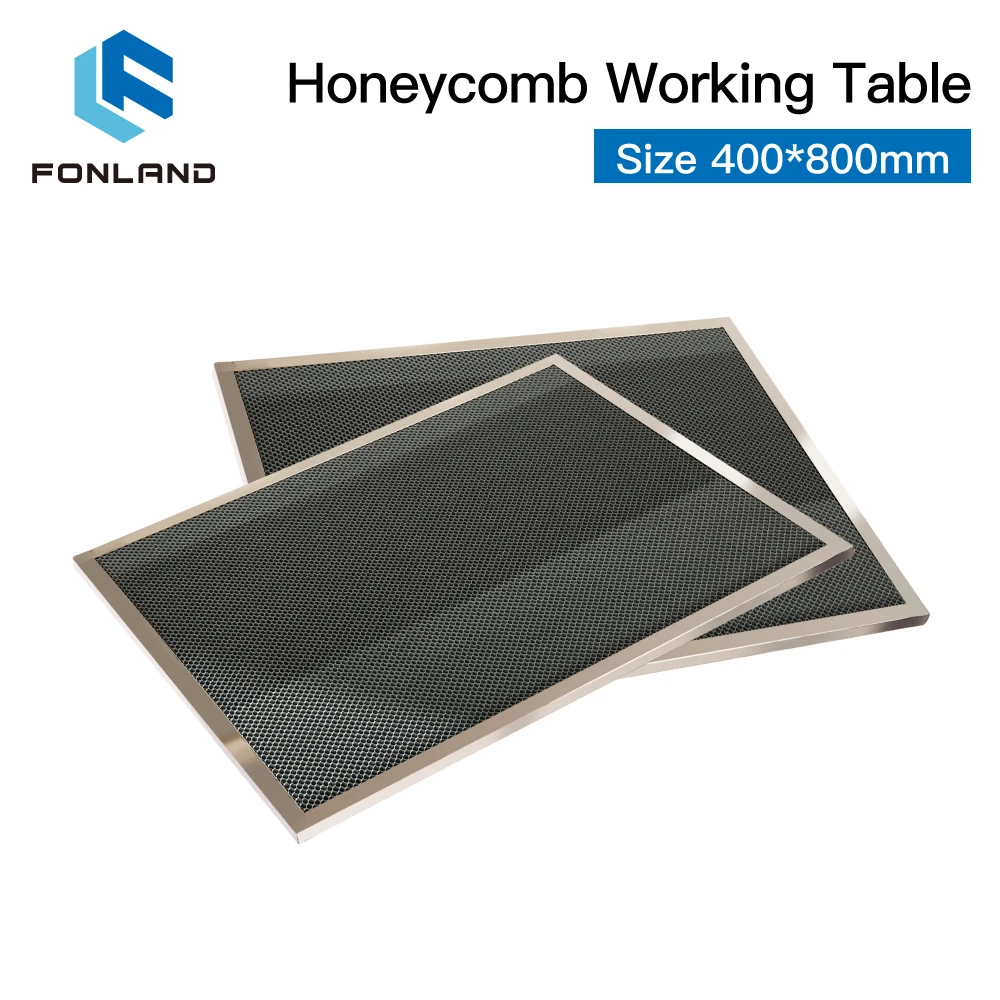 FONLAND Honingraat Werktafel 400*800mm Aanpasbare Grootte Board Platform Laser Deel voor CO2 Lasergraveur Snijmachine