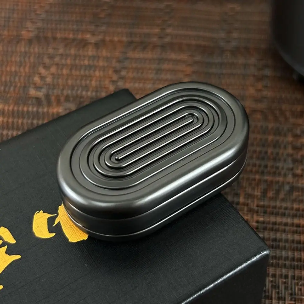 ของเล่นแม่เหล็กแบบสไลด์สามชั้น โครงสร้างโลหะ ดีไซน์แม่เหล็ก หมุนได้ไม่สิ้นสุด