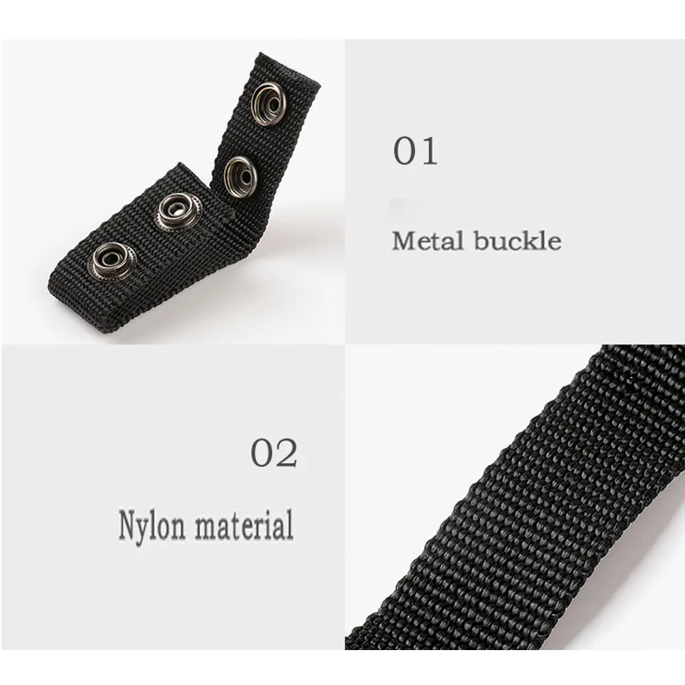 Tactical Belt Loop, Equipamento Dever Pendant, fivela fixa, bloqueio conveniente, 4 em 1