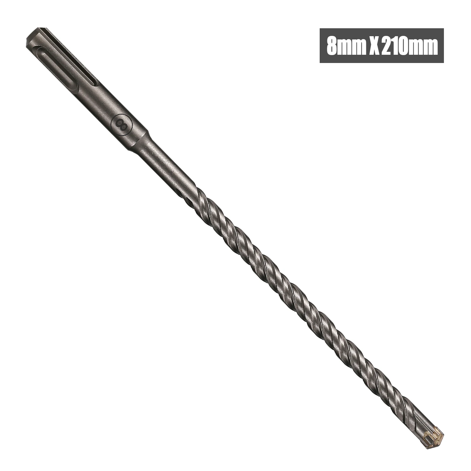 1 Stück Beton SDS Plus 5-25mm Bohrer Kreuzschneidkopf Doppelschneckenhammer 210mm Wand Ziegel Block Elektrohammer Mauerwerkbohrer – Detail 7