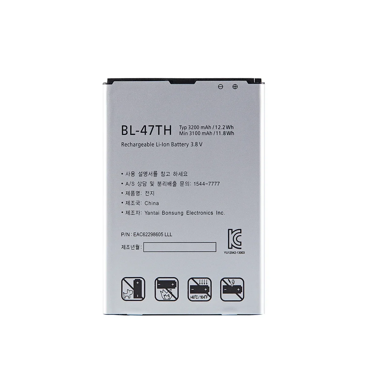 Batería Original BL-47TH para LG Optimus G Pro 2, F350, F350K, F350S/L, D837, D838, F240K, E980, E988, E940, F310, D684, E977, E985, 3200mAh