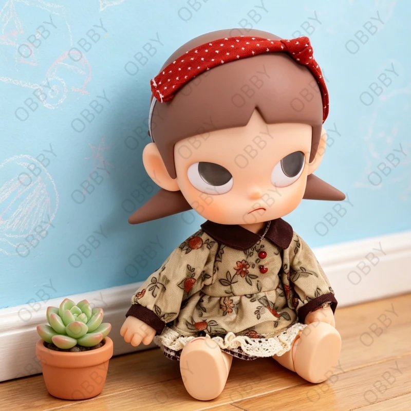 

Outfits For Zsiga Handmade Doll Clothes Lolita Dress For Blind Box Crybaby 1/8 Bjd Mini Cotton Doll Clothes Gift