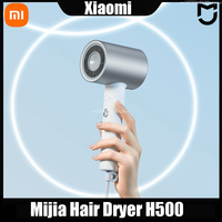 Original XIAOMI MIJIA Water Ion Hair Dryer Wind 20m/s 1800W Hot and Cold Circulating Air Mode Quick Dry Profession Care H500
