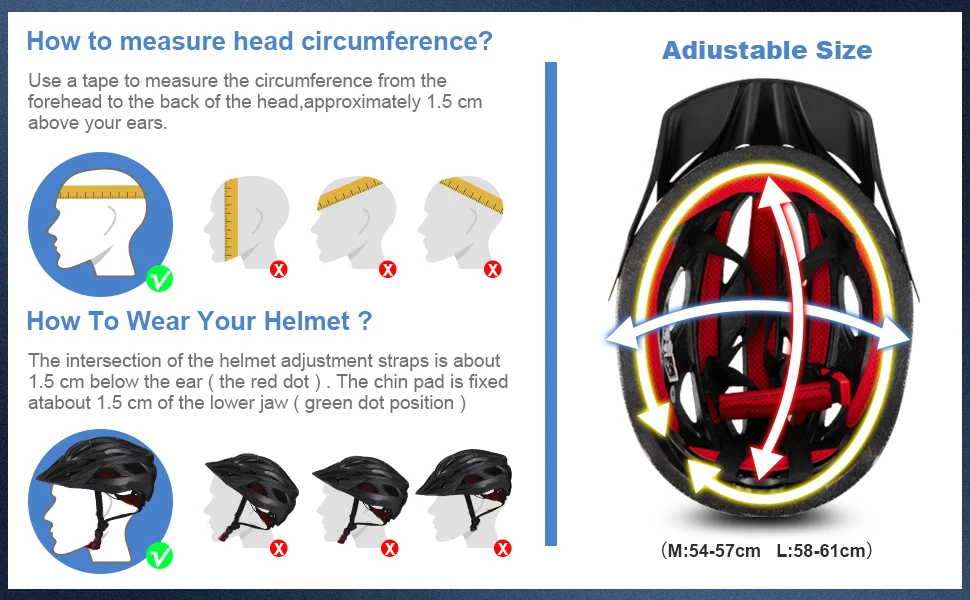 Fahrradhelm, Fahrradhelm für Erwachsene, Männer und Frauen, Mountainbike-Rennradhelme mit Zifferblatt-Passform, abnehmbarem Visier – Detail 9