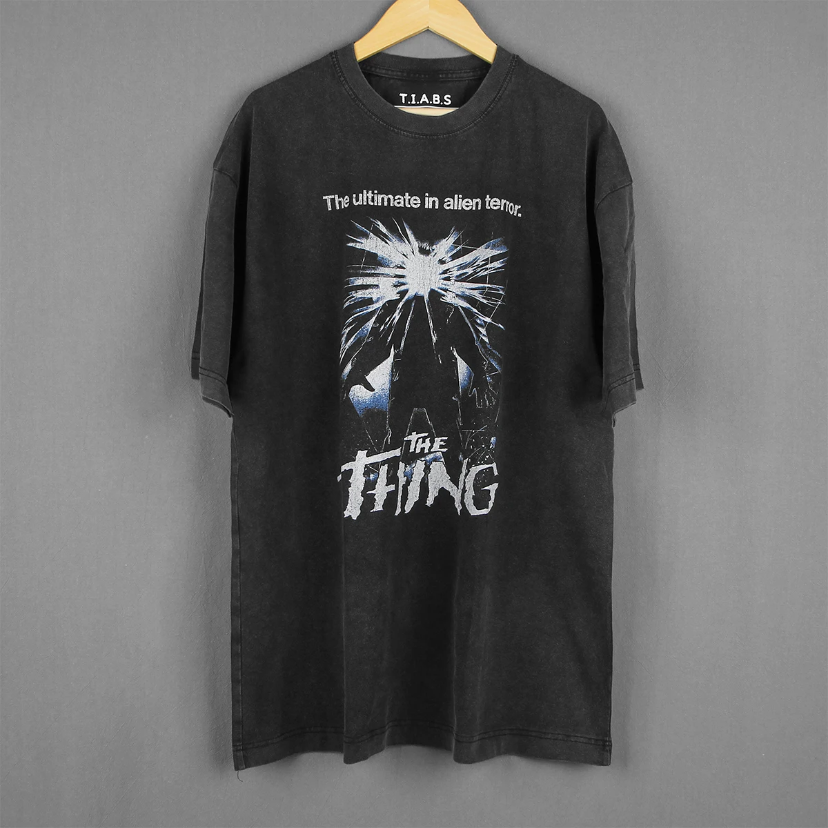 

The Thing T Shirt John Carpenter 80S Horror Si-Fi Cult Movie They Live Halloween Prince of Darkness Men's Cotton Printed Shirt