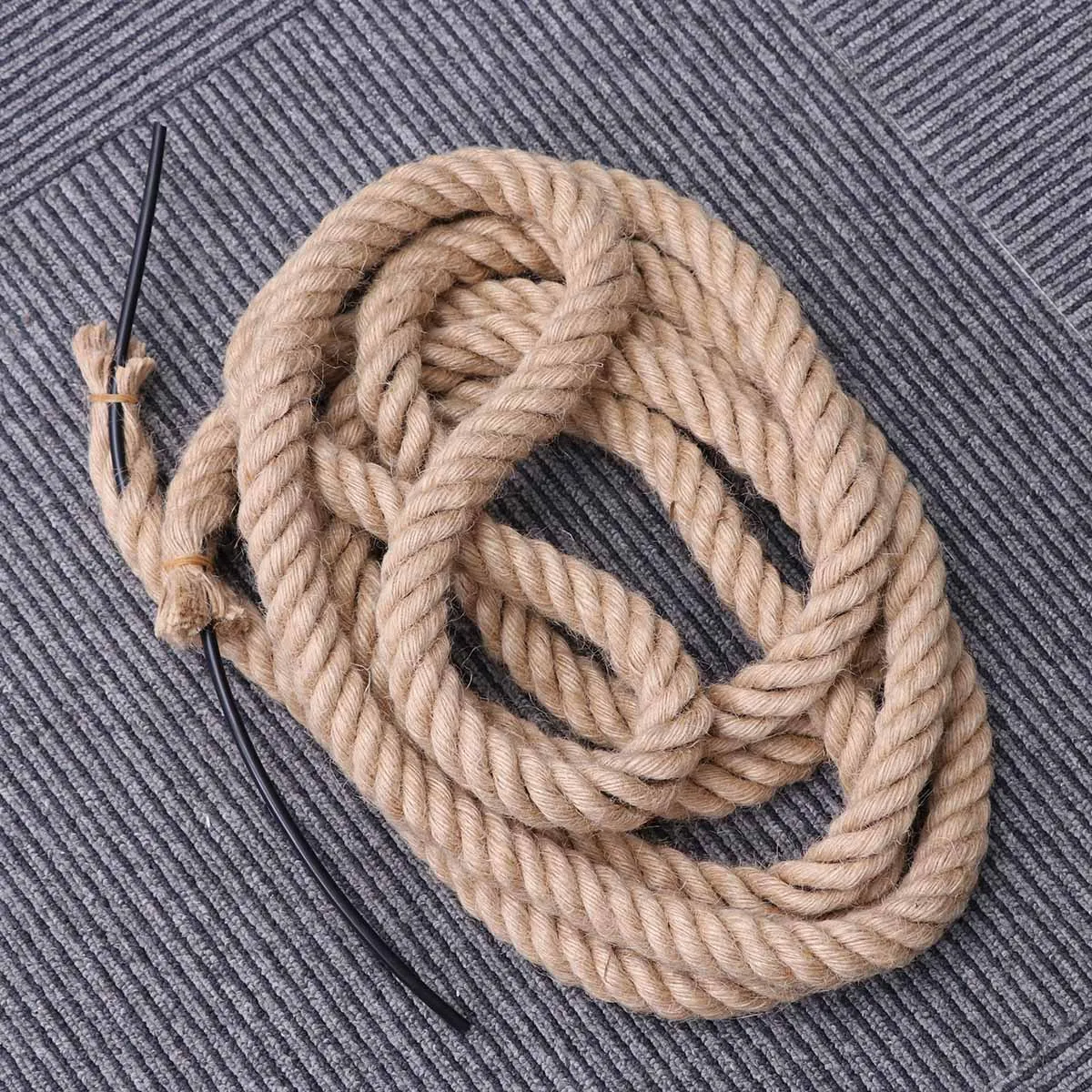 

5m Vintage Braided Hemp Cord Electric Wire Rope for Pendant Table Floor Wall Light DIY Lighting Cord Cable Wire