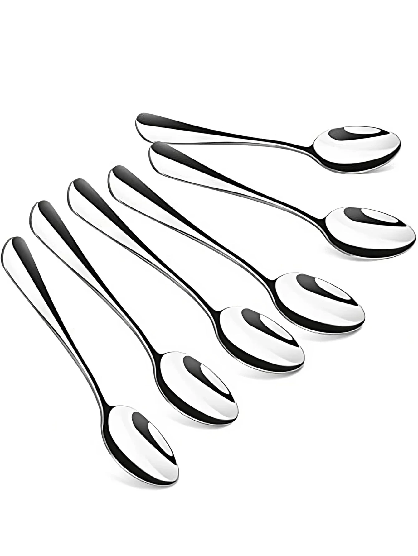 12/6/1Pieces Of Espresso Spoon, 4.7 Inch Stainless Steel Mini Coffee Spoon Dessert Spoon