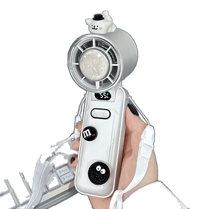 

Refrigeration Handheld Small Fan Ice Compress Strong Wind High Speed Turbine Mini Portable Cooling Artifact