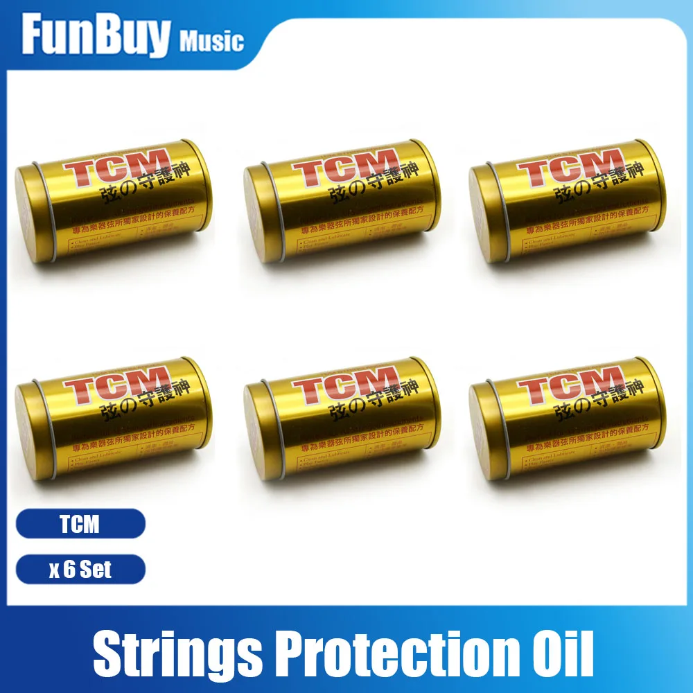 

6 Set TCM String Protect Oil for All Stringed Luthier Tools Guitar Accessories