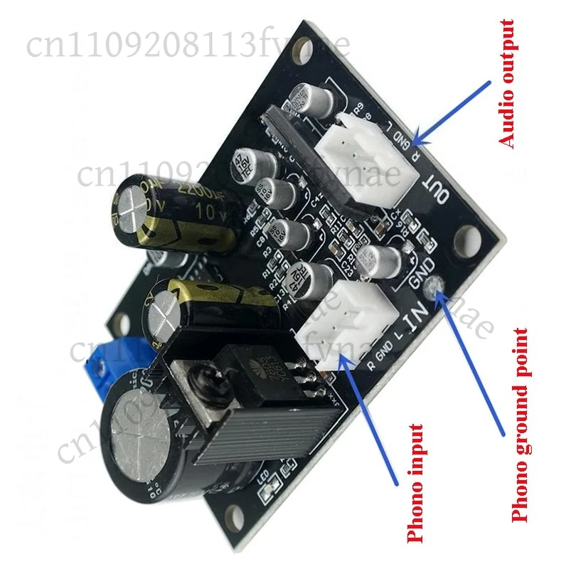 

MM MC for Phono Vinyl Record Player Turntable Phonograph Preamplifier Preamp Power Amplifier Board