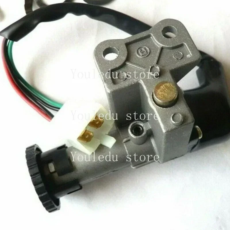 Ignition Switch Key Set Fit For GY6 50cc 150cc Moped Scooter 4 Pin Plug Motorcycle Lock