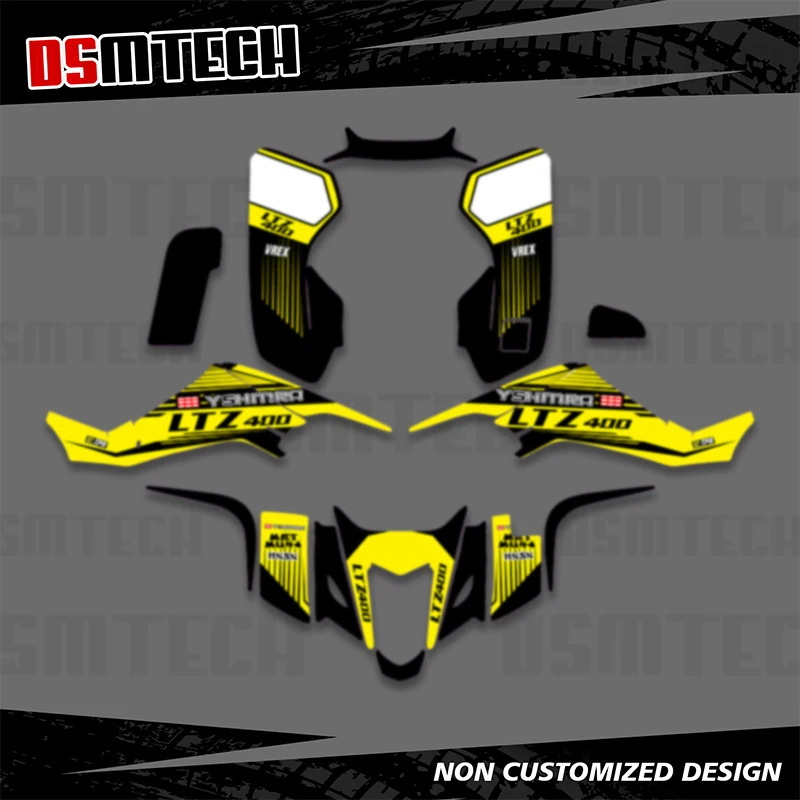 

DSMTECH LTZ400 Graphic Decals Sticker Kit DECO Dekor For Suzuki LTZ 400 2003 2004 2005 2006 2007 2008