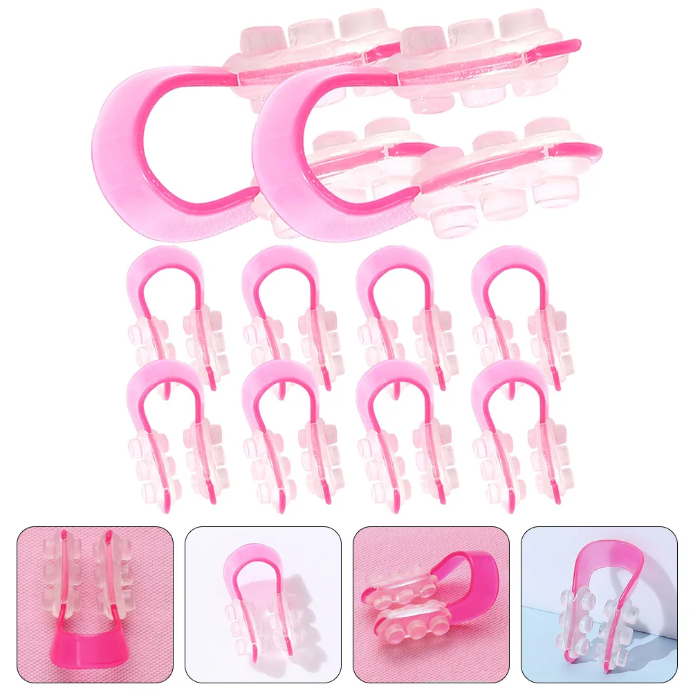 

10pcs Shaper Clips Adjustable Nose Lifter Tool Non-Surgical Slimmer Bridge Shaping Pincher For Men Women Nose Beauty Tool