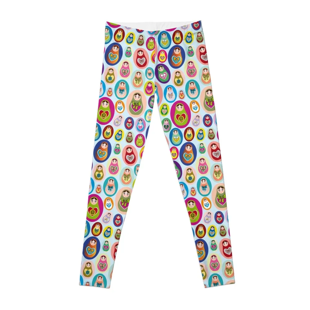 

doll matryoshka matrioshka babushka Leggings joggers for harem pants gym wear Womens Leggings