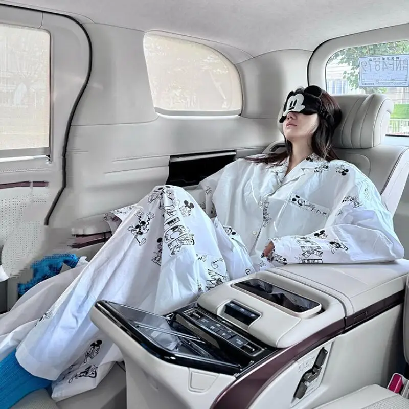 Conjunto de pijamas de manga larga para mujer, pantalones nuevos japoneses, moda para el hogar, cárdigan, conjunto de dos piezas, dulce primavera y otoño