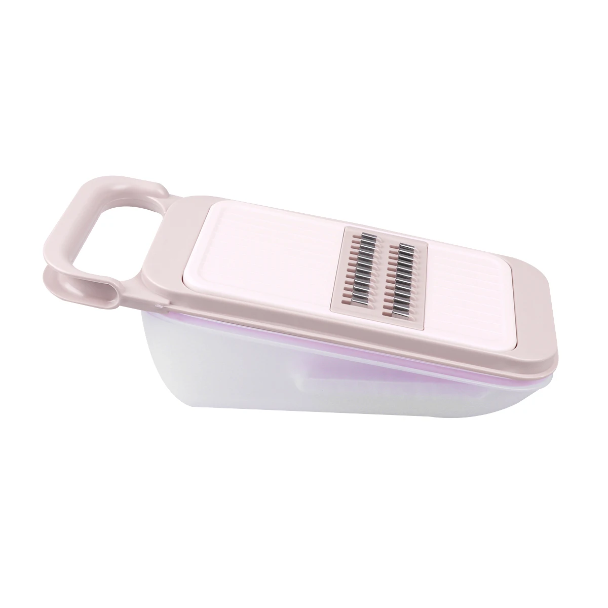 

Multifunction Coarse Grater Hand Grater Kitchen Gadget Includes 3 Blades Thick Fine Cutter Wavy Slicer for Fruit