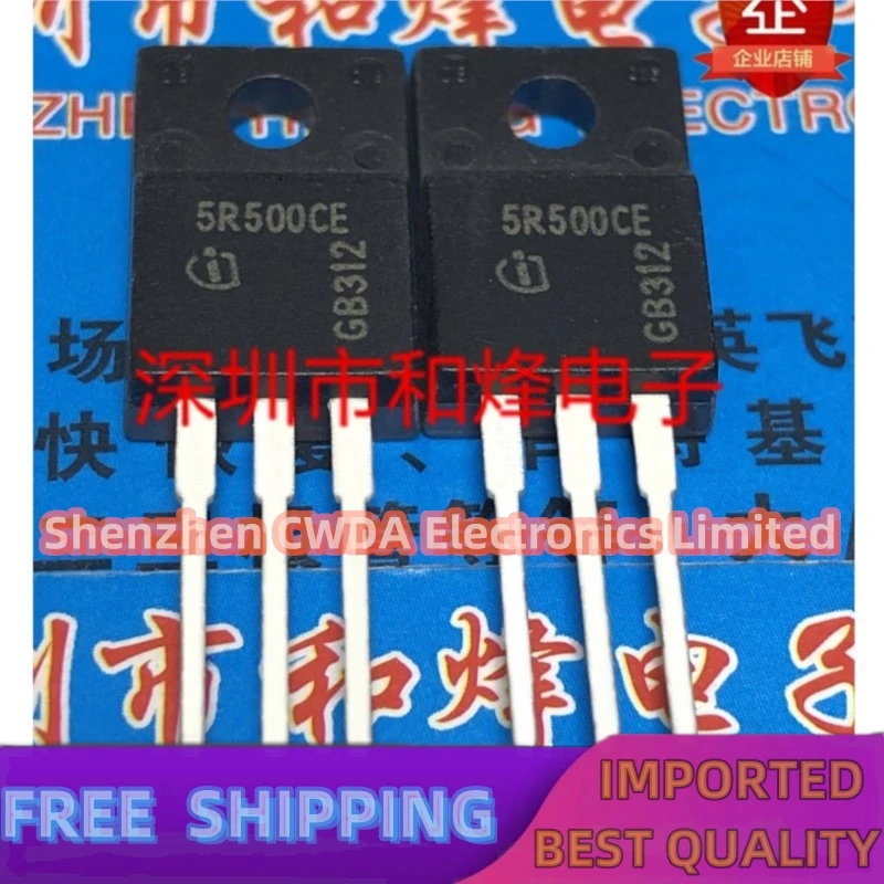 10PCS-20PCS  5R500CE IPA50R500CE  TO-220F 500V 24A  In Stock Can Be Purchased