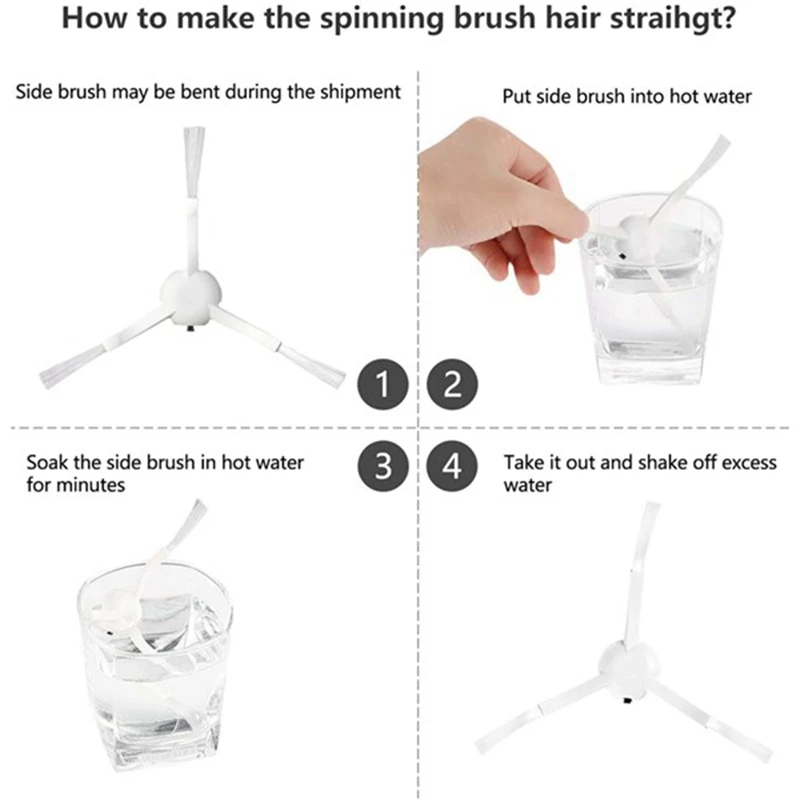 مجموعات ملحقات لشاومى دريم D9 ، أجزاء مكنسة كهربائية روبوت ، أسطوانة رئيسية ، فرشاة جانبية ، فلتر Hepa ، قماش ممسحة