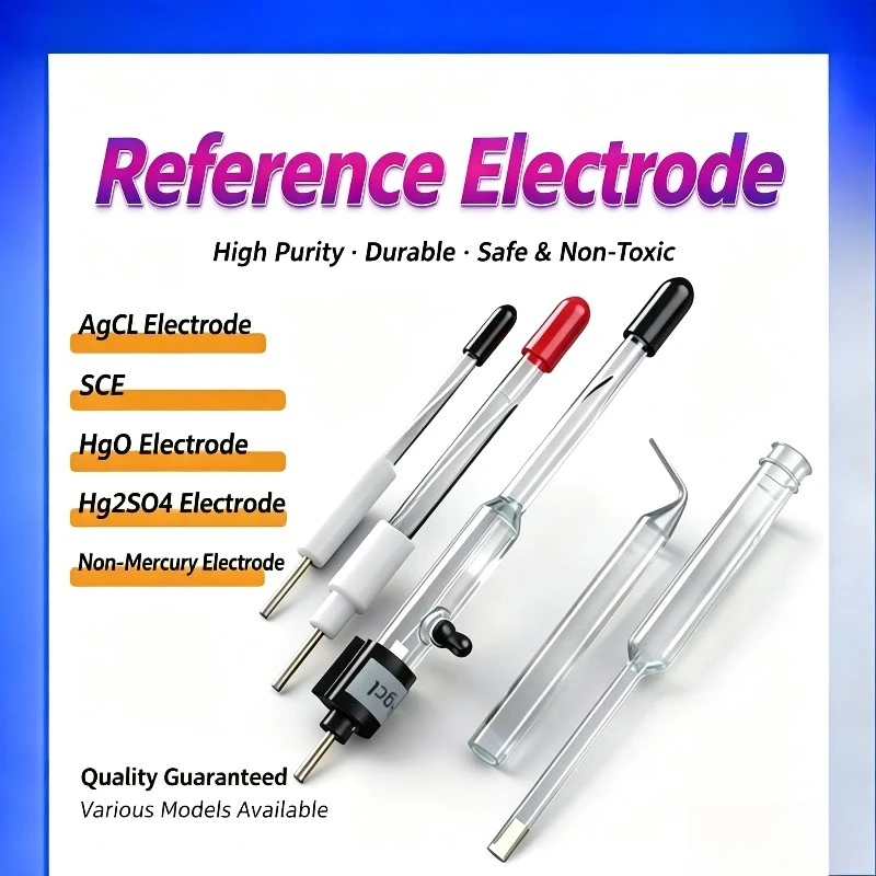 Reference Electrode AgCl 232 SCE HgO Hg2SO4 Luggin Capillary Electrochemical Sensor