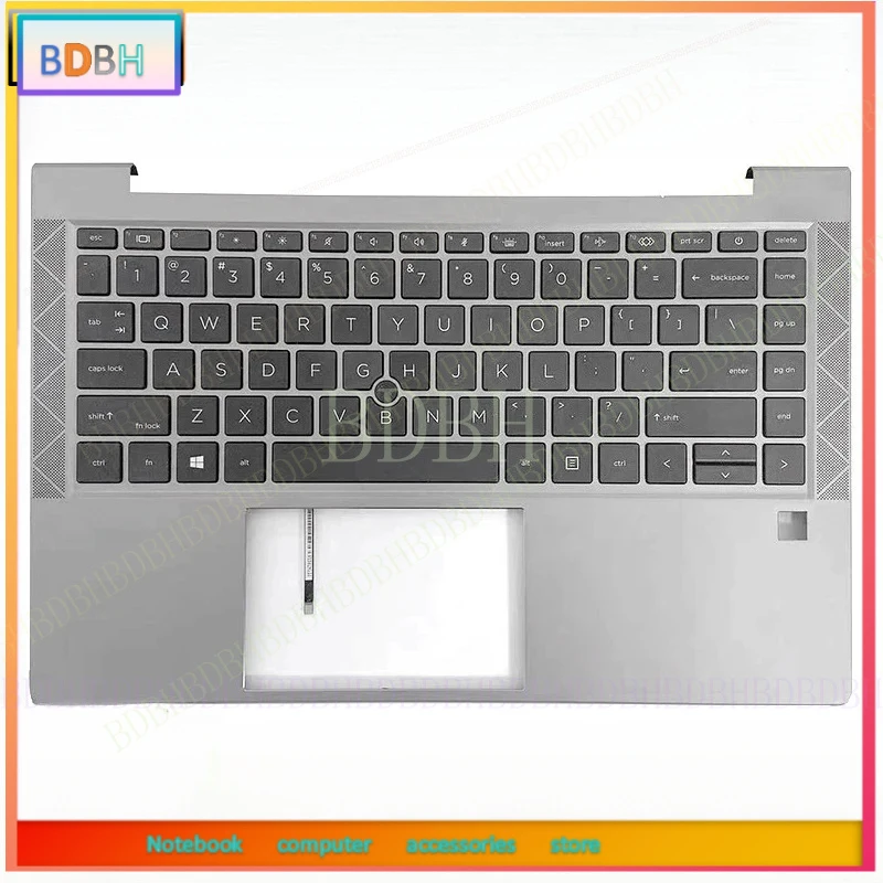 New US Keyboard For HP Zbook Firefly 14 G7 Firefly 14 G8  M36447-001 Laptops Top Case Palmrest Upper Cover with Backlit Keyboard