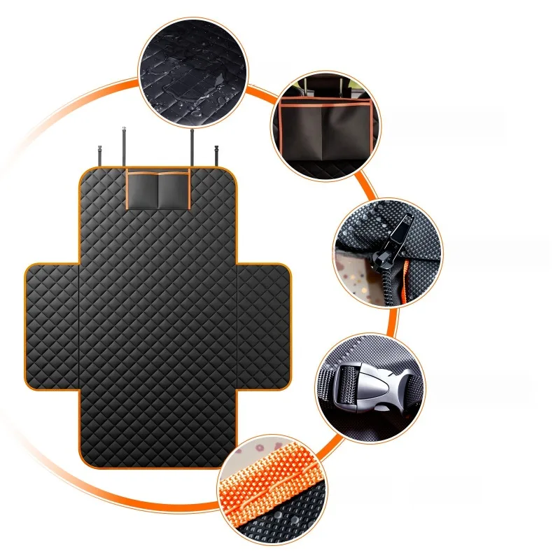 Pet Trunk Mat Waterproof Quilted Cargo Liner Wear Resistant SUV Van Dog Camping Travel Full Side Storage Protective Easy Clean - view 6