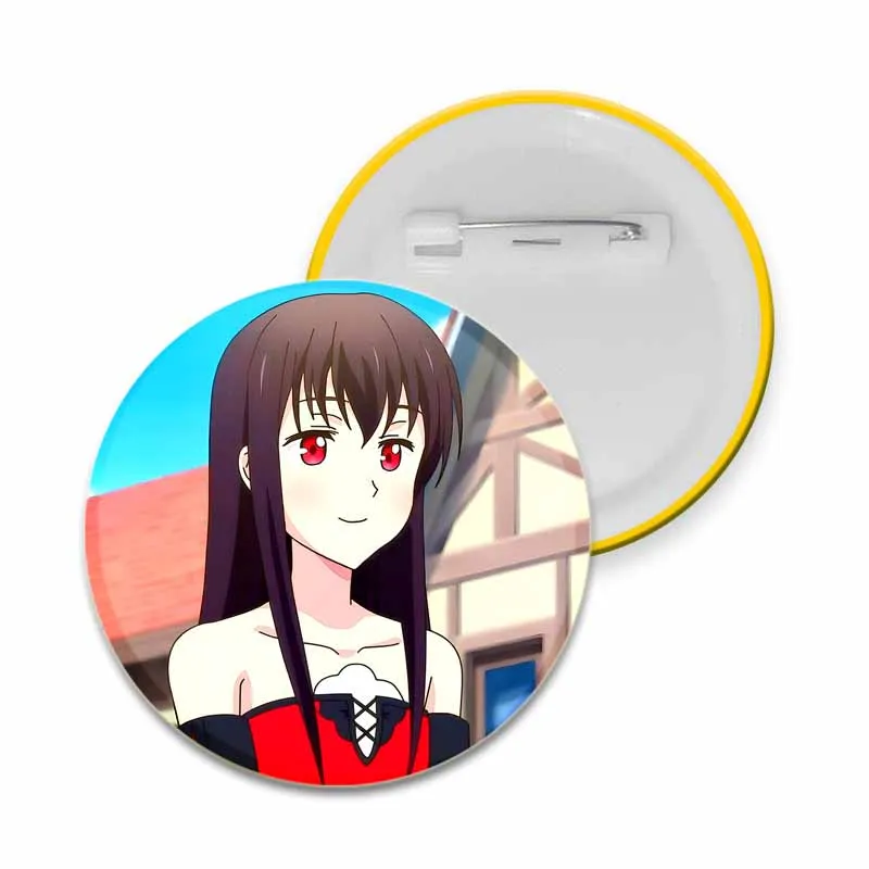 58/32/44mm My Unique Skill Makes Me OP Even At Level 1 Anime Brooch DIY Button Badge Craft Pin for Clothes Decor Fashion Jewelry