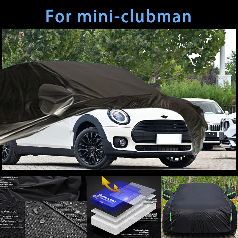 

For mini-clubmanOutdoor Protection Full Car Covers Snow Cover Sunshade Waterproof Dustproof Exterior Car accessories