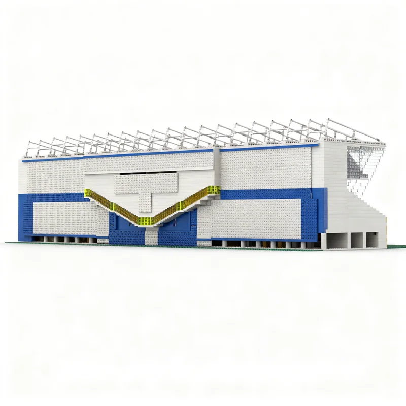 12619pcs MOC Make & Create Gil Merrick Stand St. Andrew's Stadium Model Building Blocks Creative Craft Birthday Collection 3D