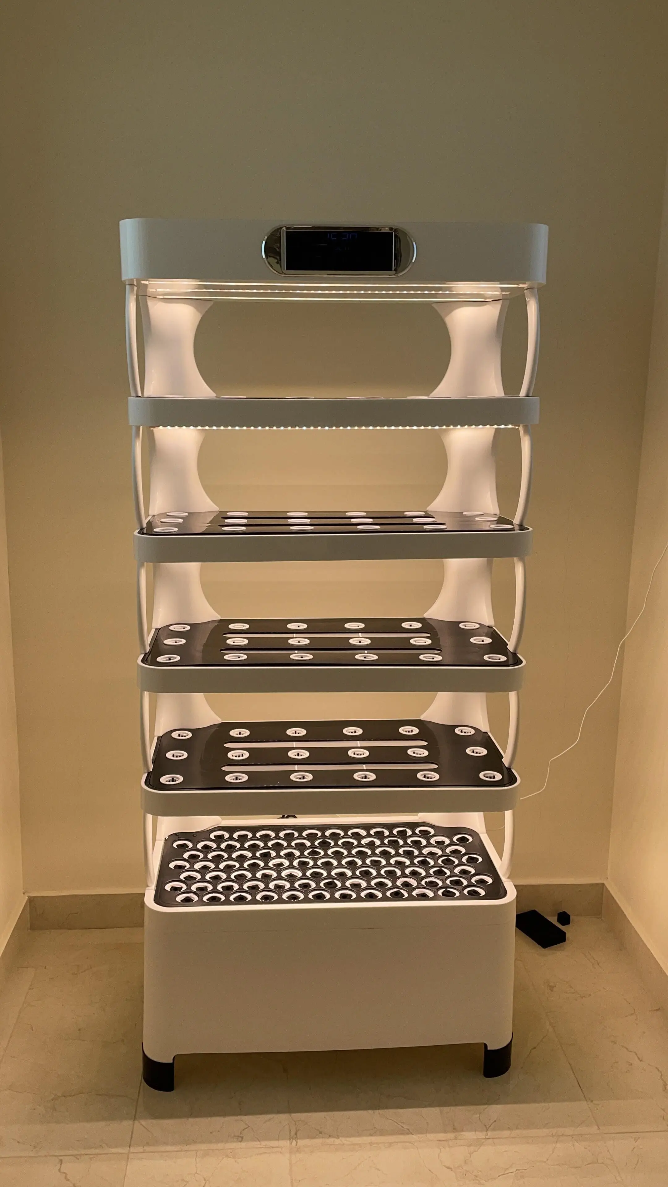 آلة النمو الذكية الداخلية LED تنمو الخضار داخلي حديقة ذكية المائية