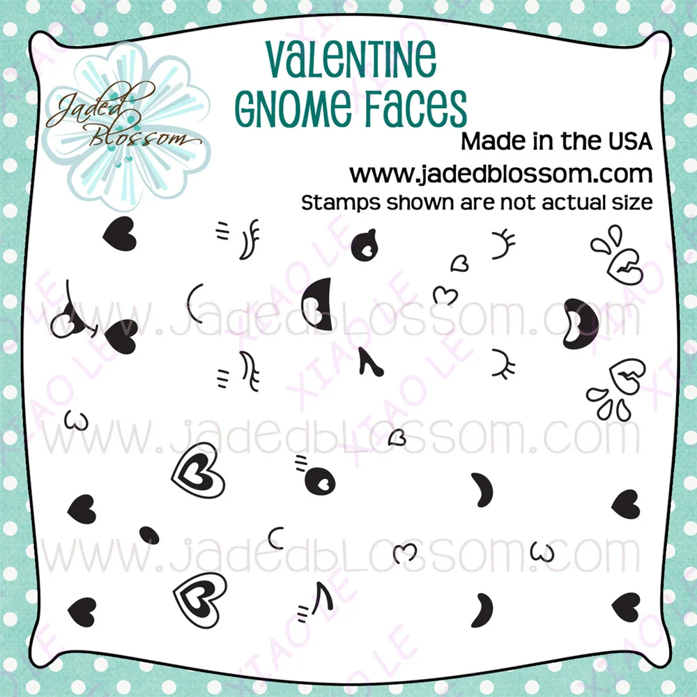 Jaded Blossom Faces Stamps Silicone Stamps Diy Scrapbook Diary Decoration Embossed Paper Card Album Craft Template New Arrival