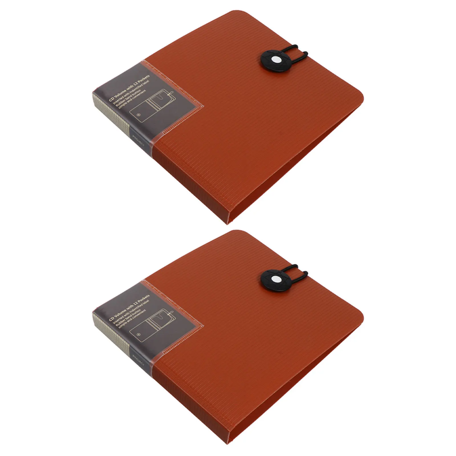 

2Pcs Cd Storage Case 12 Pockets Organizer Disc Protective Bag Protects Discs Damp Scratches Corrosion Cd Storage Case