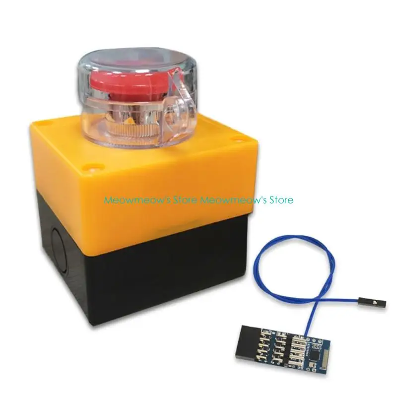 W91A Cableless زر الطاقة الخارجي راديو التحكم بالكمبيوتر 5M نطاق العمل خطة توفير المساحة