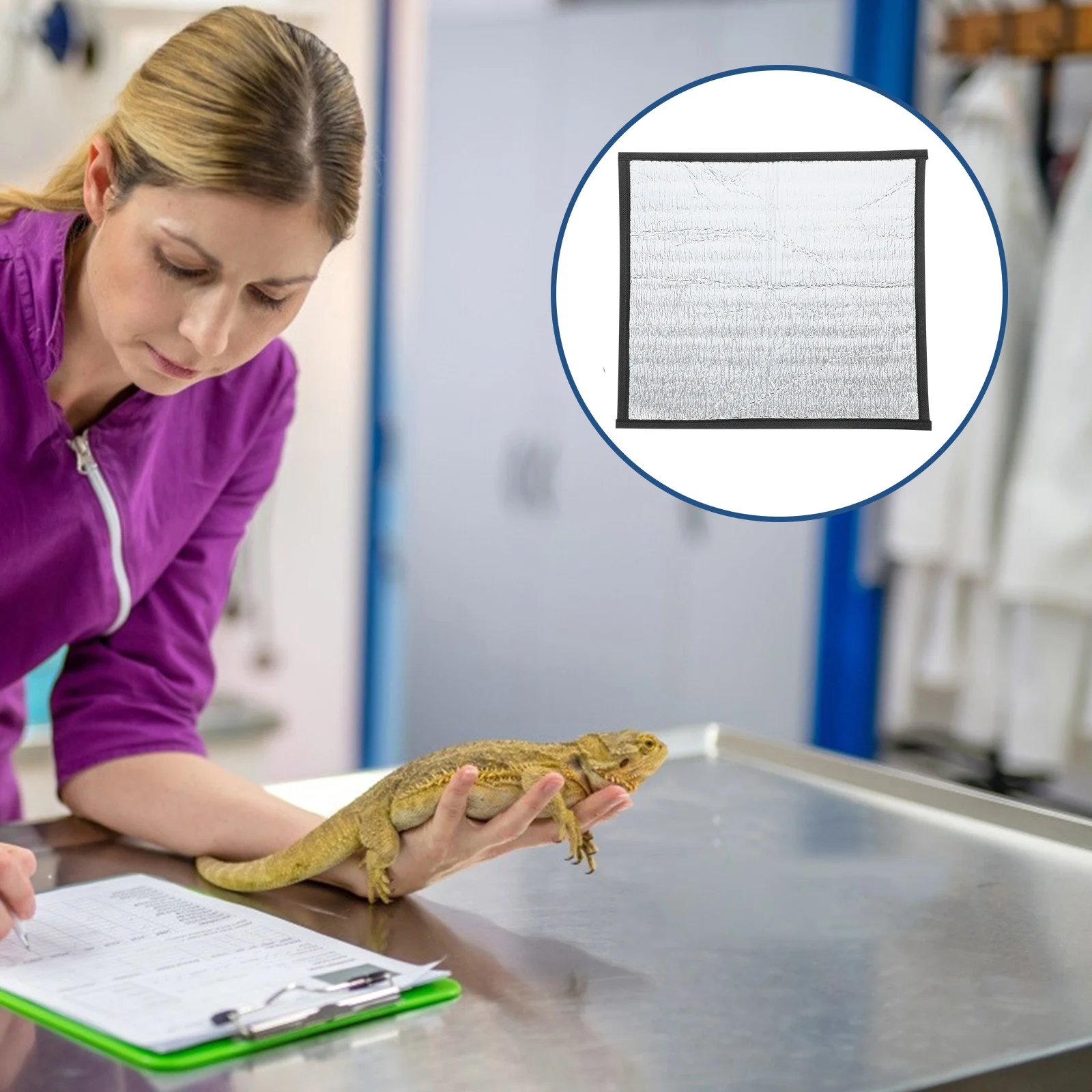 

Reptile Pet Thermal Pad Heating Mat for Tank Lizard Crab Gecko Warm Environment Durable Waterproof Heat Tape