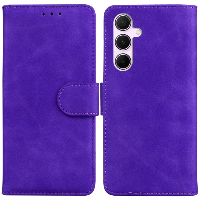 For Samsung Galaxy A15 Case Solid Color Leather Flip Phone Case for Samsung A 15 SM-A155F Cover A15 5G SM-A156B Card Slots Funda