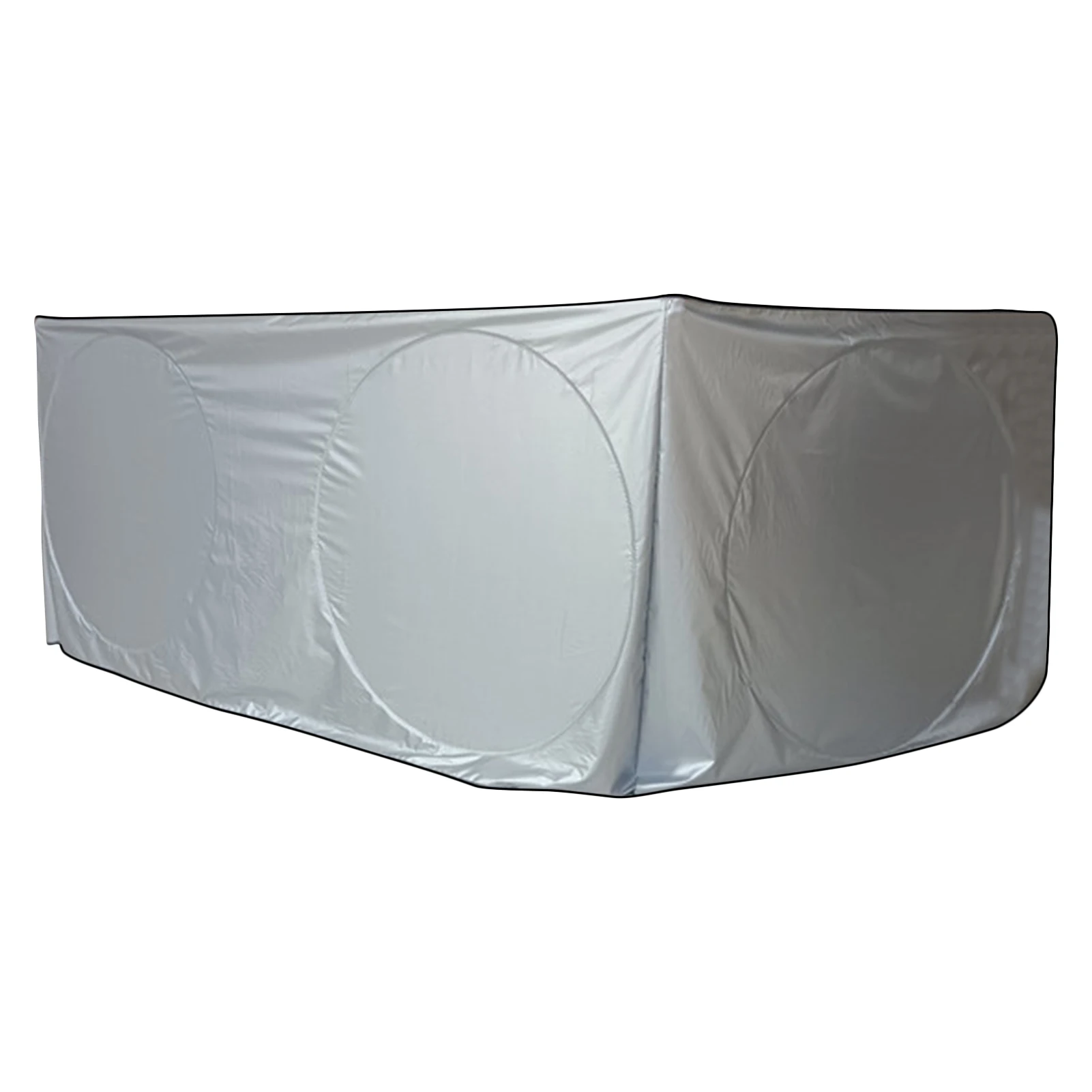 

Truck Sunshades For Windshield Sunshade For Truck Windshield Semi-Truck Sun Shade For Front And Side Windows 240T Foldable