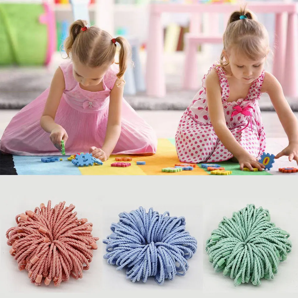 10pcs 3MM Color Elastic Hair Bands for Girls Hairband Rubber Ties Ponytail Holder Scrunchies Women Hair Accessories