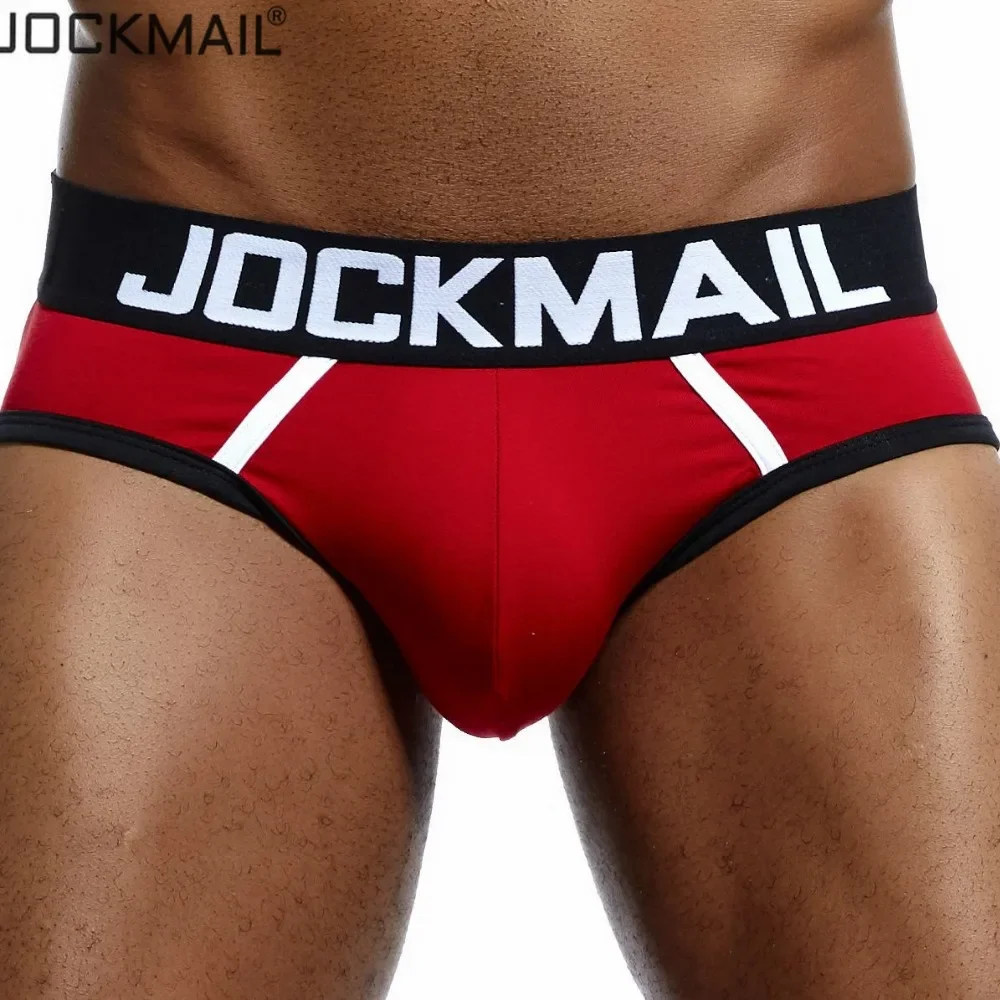 JOCKMAIL-Ropa interior sexy para hombre, calzoncillos de algodón, pantalones cortos convexos en U, nueva