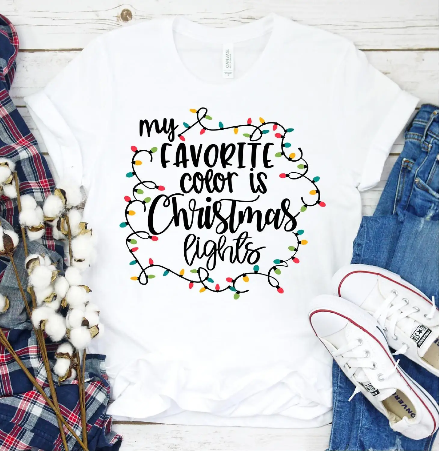 Christmas Tee Women Santa Claus Wear Mask Print Funny Graphic T Shirts Cute Casual Round Neck T Shirt Creative Design Tshirt