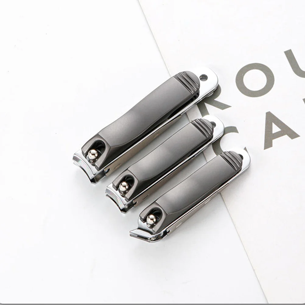 

2Pcs Nail Clipper Set Stainless Steel Sharp Nail Trimmers for Women Men Portable Travel Pedicure Fingernail Toenail Clippers