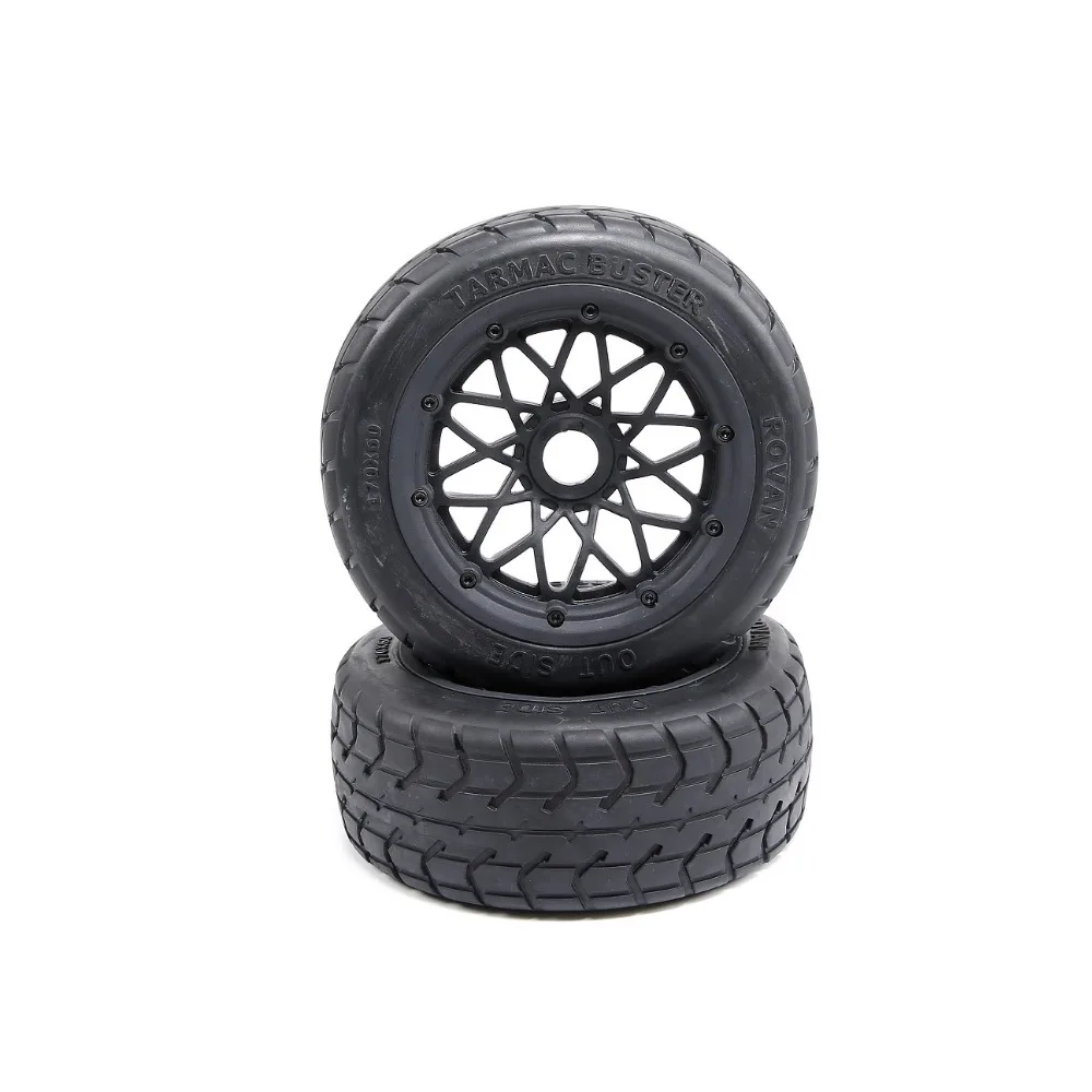 

1/5 Scale Baja 5B Road Wheel and tires thicker Tarmac Buster tires - Front 85446 FOR HPI KM RV BAJA 5B SS