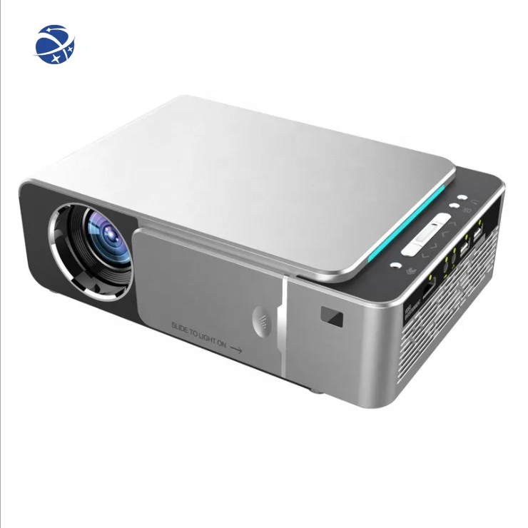 T6 Mini led projector Support 4K 3D 3500 Lumens Android Wifi Blue tooth Portable Cinema Beamer For Smartphone