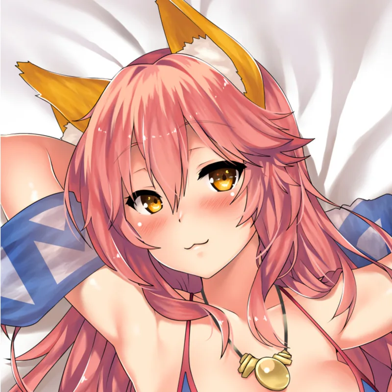 Anime Fate/Grand Order Tamamo No Mae Sexy Dakimakura Cozy Case Japanese Pillow Cover LM