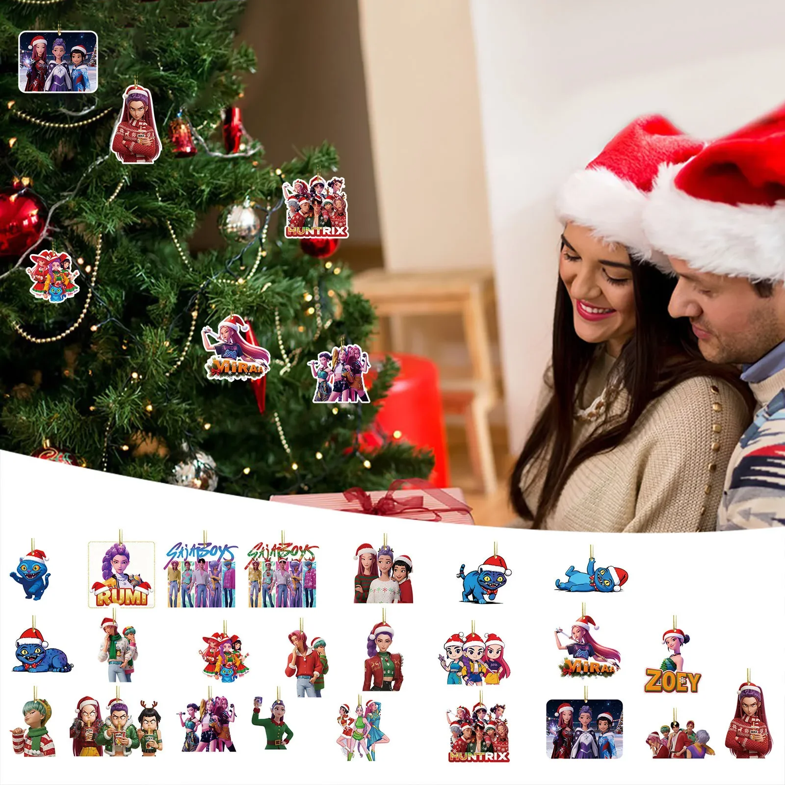 2025 Kpop Demon Hunter Advent Calendar Doll Christmas Atmosphere Decorative Gifts New Year 24 Days Countdown Surprise Blind Box - Image 6