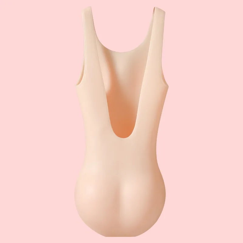 Hip lift natural silicone peach hip swimsuit hot spring