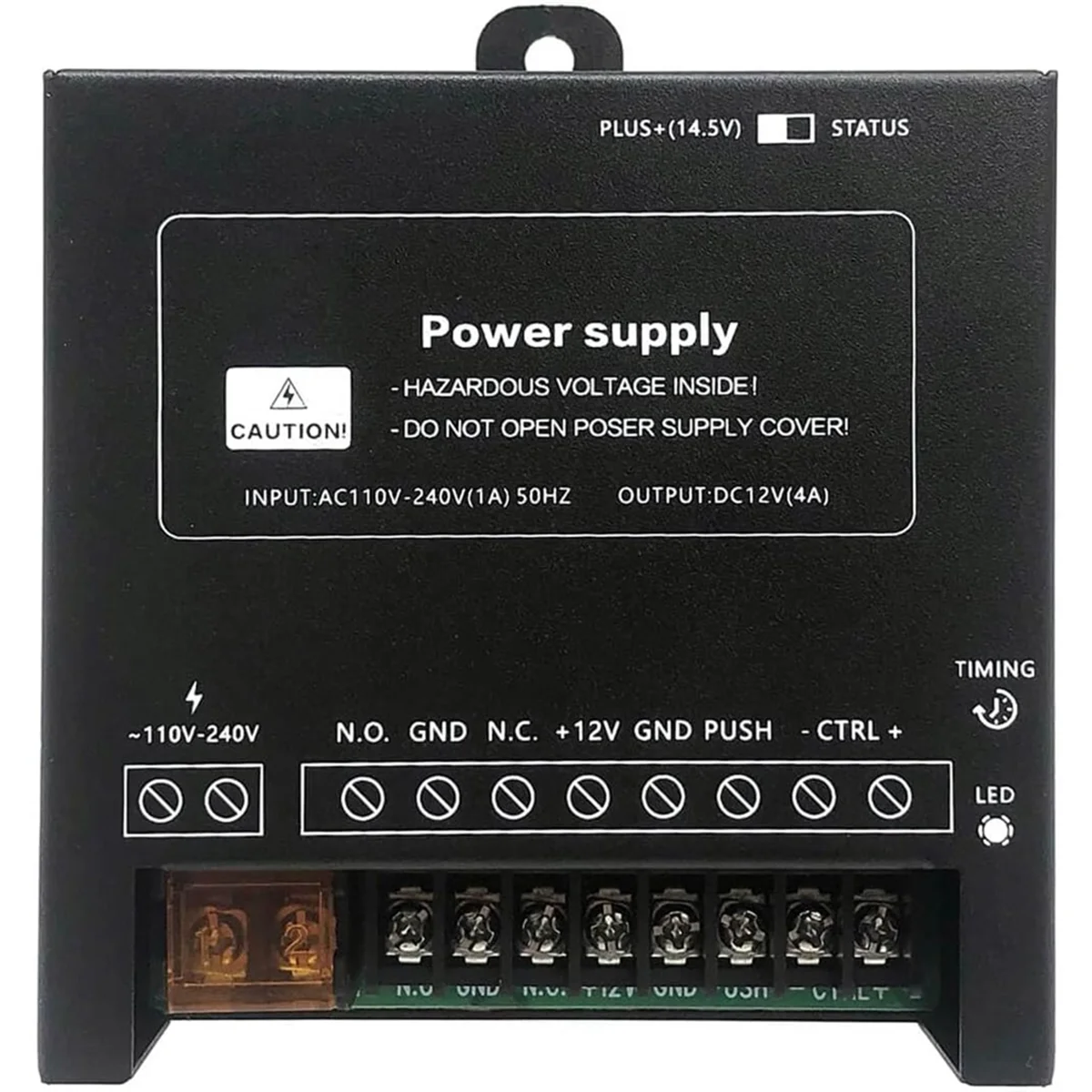 

Power Supply Controller for Door Access System Electric Lock Intercom Camera Input 110V-240V AC to Output 12V DC 4A