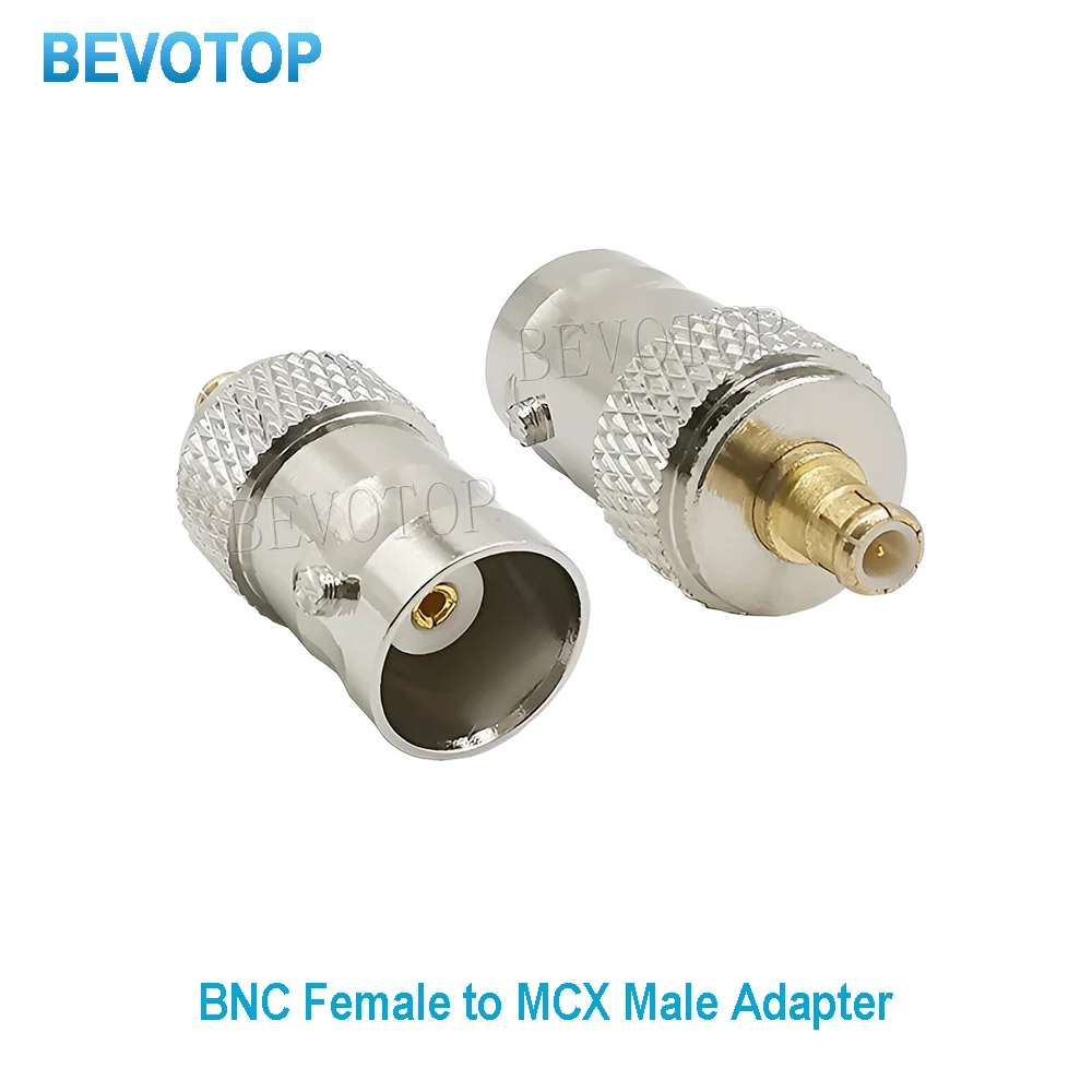 

10PCS/lot BNC Female Jack to MCX Male Plug RF Coaxial Adapter Coax Connector Converter Straight Type Connectors